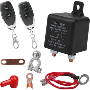 Uzaktan Akü Bağlantı Kesme Anahtarı, 12V 200A Çift Uzaktan Kontrol Anahtarı (Yurt Dışından)