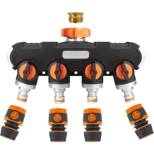 Bahçe Hortumu Boru Ayırıcı Sulama Araçları Için 4 Yollu Musluk Konnektörleri (Yurt Dışından)