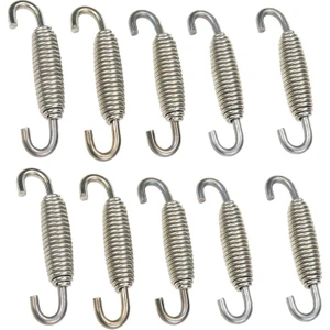 10 Adet Paslanmaz Çelik 68MM Gümüş Motosiklet Egzoz Borusu Boru Yayı (Yurt Dışından)