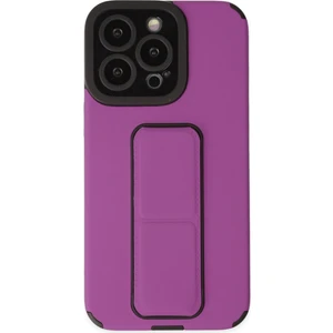 Iphone 13 Pro Kılıf Mega Standlı Silikon - Mor 300099