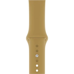 Apple Watch Seri 1/2/3/4/5/6/7/8/se/ultra 38MM 40MM 41MM Kordon Kayış Bileklik Klasik Silikon Hardal