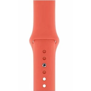 Apple Watch Seri 1/2/3/4/5/6/7/8/se/ultra 38MM 40MM 41MM Kordon Kayış Bileklik Klasik Silikon Somon