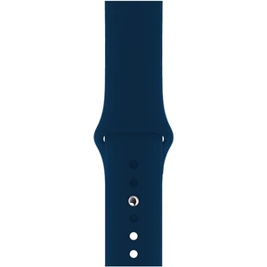 Apple Watch Seri 1/2/3/4/5/6/7/8/se/ultra 38MM 40MM 41MM Kordon Kayış Bileklik Klasik Silikon Blue Horizon