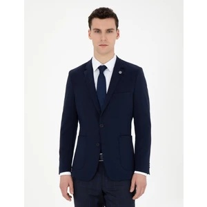 Pierre Cardin Erkek Lacivert Esnek Fit Blazer Ceket 50287775-VR033
