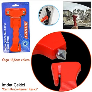 Oto Imdat Çekici Cam Kırıcı + Kemer Kesici