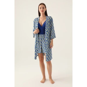 Kadın Mavi Pijama Takımı