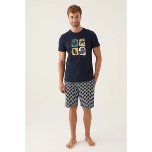 Star Lacivert Erkek Bermuda Takım