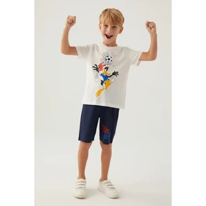 Looney Tunes Bugs Krem Erkek Çocuk Bermuda Takım