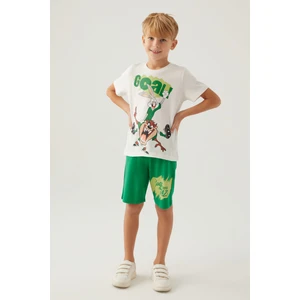 Looney Tunes Bugs Indigo Erkek Çocuk Bermuda Takım