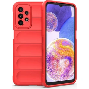 Samsung Galaxy A23 Kılıf Optimum Lens Çerçeveli Silikon Kapak