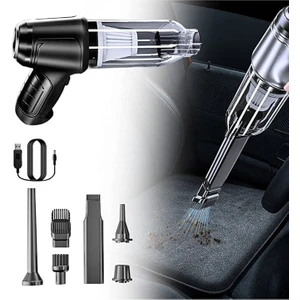 Mini Şarjlı El Süpürgesi Şarjlı Süpürge Araç Içi Süpürge + Hava Üfleme Özelliği