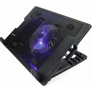 17” 14cm Fanlı 5 Kademeli 2x USB HUB Notebook Laptop Soğutucu