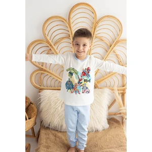 Isme Özel Erkek Çocuk Pijama Takımı %100 Organik Pamuk