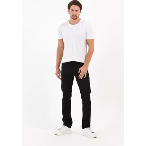 Digital Jeans Fermuarlı Yüksek Bel Siyah Kot Pantolon