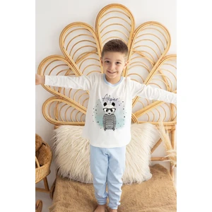 Isme Özel Erkek Çocuk Pijama Takımı %100 Organik Pamuk