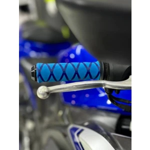 Mavi Universal Motosiklet Kauçuk Elcik Kaplama Takımı Motorsiklet Elcik Sarmalı