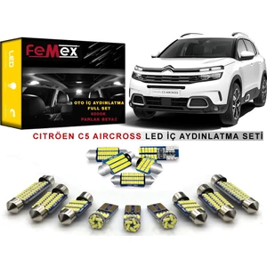 Citröen C5 Aircorss LED Iç Aydınlatma Ampul Seti Femex Parlak Beyaz