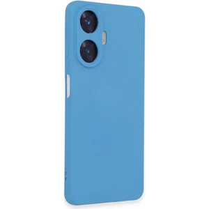 Realme C55 Kılıf Nano Içi Kadife  Silikon - Mavi 300099