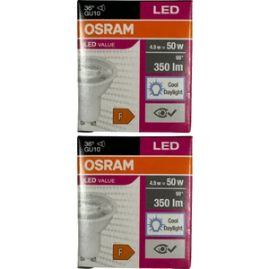 PAR16 4.5W (50W) 6500K (Beyaz Işık) GU10 Duylu LED Spot (2 Adet)