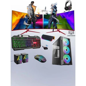 XSR208 I5 3470 16GB Ram 512GB SSD 4gb RX550 Ekran Kartı 24" Dual Curved Oyunucu Tavsiye Sistem