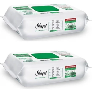Sleepy - Yüzey Temızlik Havlusu Easy Clean Beyaz Sabun 100LÜ - 2 Paket