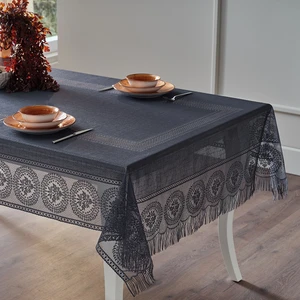 Doqu Home Cozy Masa Örtüsü 145X240CM - Antrasit
