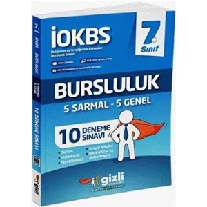 Gizli Yayınları 7. Sınıf İOKBS Bursluluk 10 Deneme Sınavı