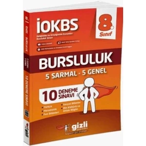 Gizli Yayınları 8. Sınıf İOKBS Bursluluk 10 Deneme Sınavı