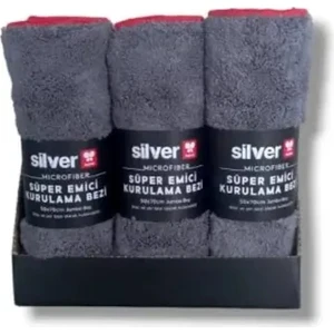 Silver Home Silver Süper Emici Mikrofiber Bez 3’lü