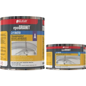 Epogranit 2:1 Karışım Oranlı Şeffaf Epoksi Yapıştırıcı 1 KG SET