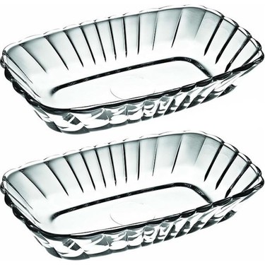 Paşabahçe 53702 Mezze Cam 2li Çerezlik Meze Tabağı Fiyatı