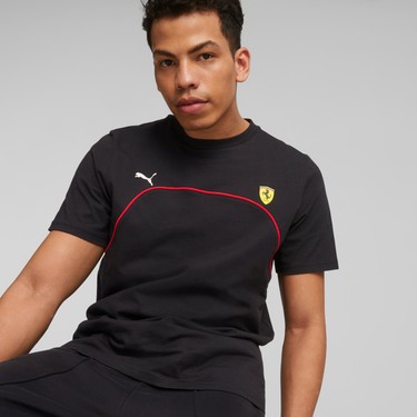 Puma Erkek Black Puma Ferrari Race Tee Siyah Erkek T Shirt Fiyat