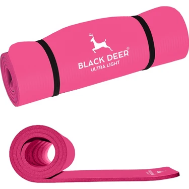 Black Deer Ultra Light Pilates Yoga Kamp Matı Egzersiz Minderi Kaymaz Taban 180X55 cm 10