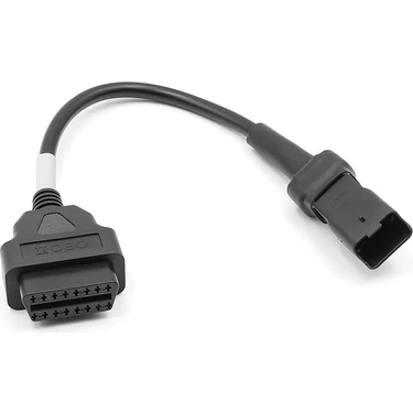 Sanning Obd Motosiklet Kablosu 4 Pin Fiş Kablosu Teşhis Kablosu 4pin To Obd2 16 Pin Adaptör (Yurt