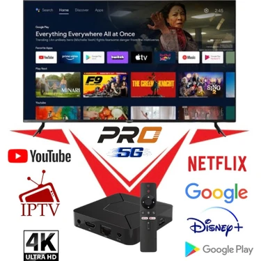 FS1PRO Teknoloji 8k UHD Android TV Box & Akıllı Internet TV Kutusu - Hediye IpTV - Media