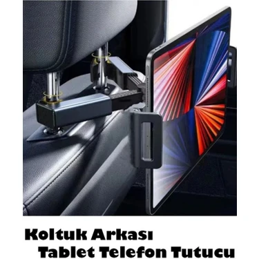 Meyzone Araç Arka Koltuk Kafalığı Tablet Telefon Tutucu Koltuk Arkası Telefon Tutucu Çocuk Telefon