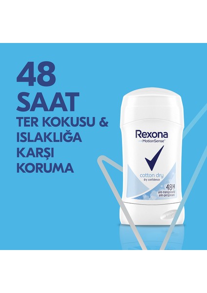 MotionSense Kadın Stick Deodorant Cotton Dry 40 ml