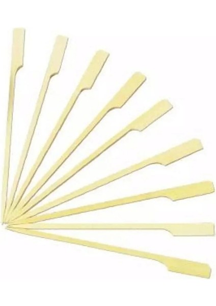 15 cm Yassı Sunum Kürdanı , Çöp Şiş 50 Adet