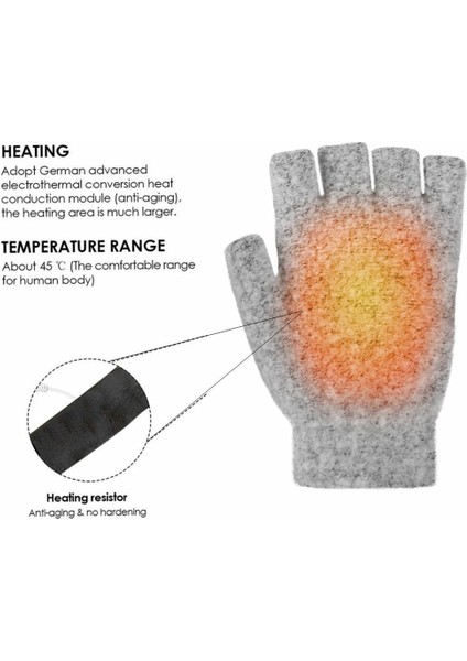 USB Şarj Edilebilir Isıtmalı Eldiven El Isıtıcıları Eldivenler Isıtıcı Yeniden Kullanılabilir Kış Sıcak Isıtma Dizüstü Kadın Erkek Için (Yurt Dışından) fırsatları