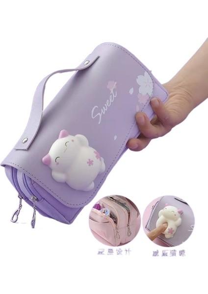 Dekompresyonlu, Büyük Kapasiteli, Çok Işlevli Kalem Kutusu (Yurt Dışından)