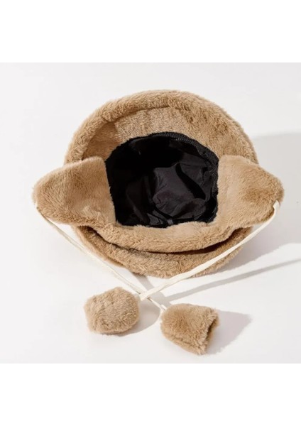 Bombacı Kış Sıcak Kova Şapka Şapka Kadınlar Için Golf Kap Yürüyüş Şapkası Kürk Şapka Kış Şapka Varil Kap Pamuklu Kumaş Kulak Koruyucu Kap (Yurt Dışından) fırsatları