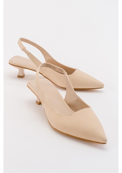 Sivri Burunlu Kadın Topuklu Sandalet TEN ZRA