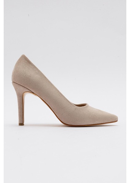 Kadın Stiletto Ten Süet