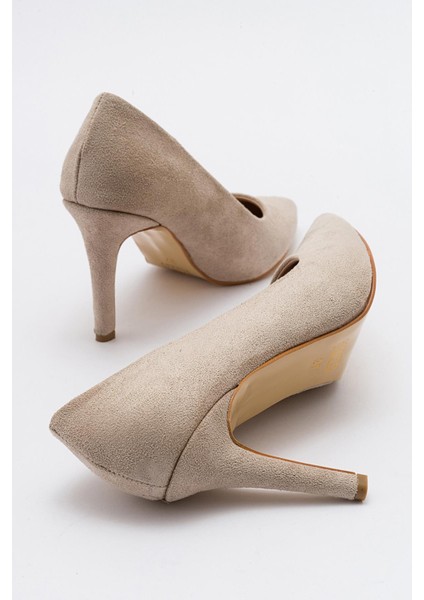 Kadın Stiletto Ten Süet