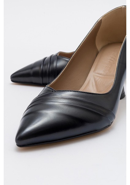 Kadın Topuklu Ayakkabı Siyah Zra modelleri