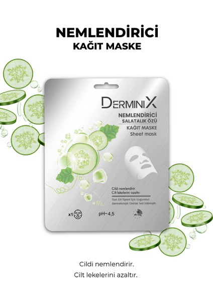 Nemlendirici Kağıt Maske Salatalık Özü fiyatları