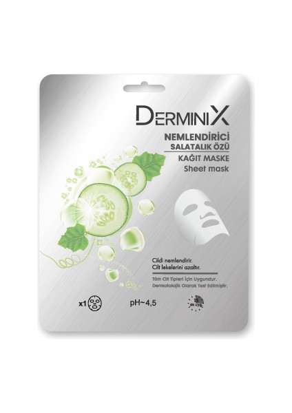 Nemlendirici Kağıt Maske Salatalık Özü modelleri