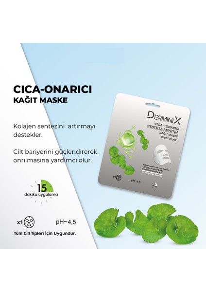 Cica Onarıcı Kağıt Maske