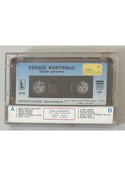 Cengiz Kurtoğlu – Bizim Şarkımız fiyatları