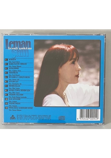 Leman Sam – Livaneli Şarkıları CD (Orjinal Dönem Baskı)